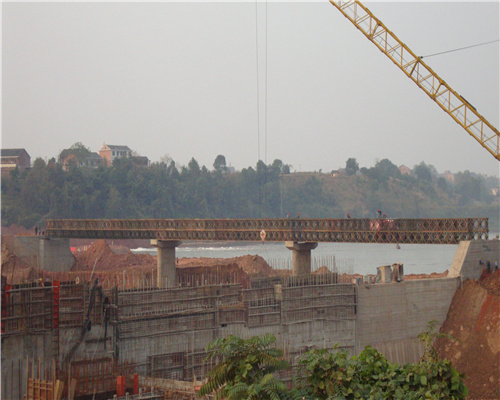 中國(guó)華能湘祁水電站39+39+39m(50T)鋼橋案例 中國(guó)華能湘祁水電站39+39+39m(50T)鋼橋案例